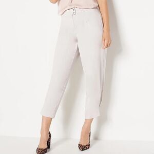 Rubin Singer Studio Crepe Knit Straight Leg Pants Oyster - Regular